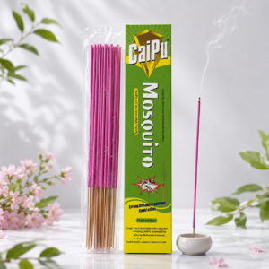 Premium Mosquito Incense Sticks - Natural Plant-Based Formula, 45-Minute Long-Lasting Outdoor Repellent for Patio, Garden & Camping