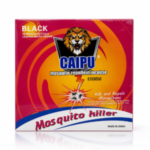 PUSHENG High-Efficiency Black Mosquito Coil – Dimefluthrin Active Ingredient, Micro-Smoke Technology, 10-Coil Pack for Home & Commercial Protection